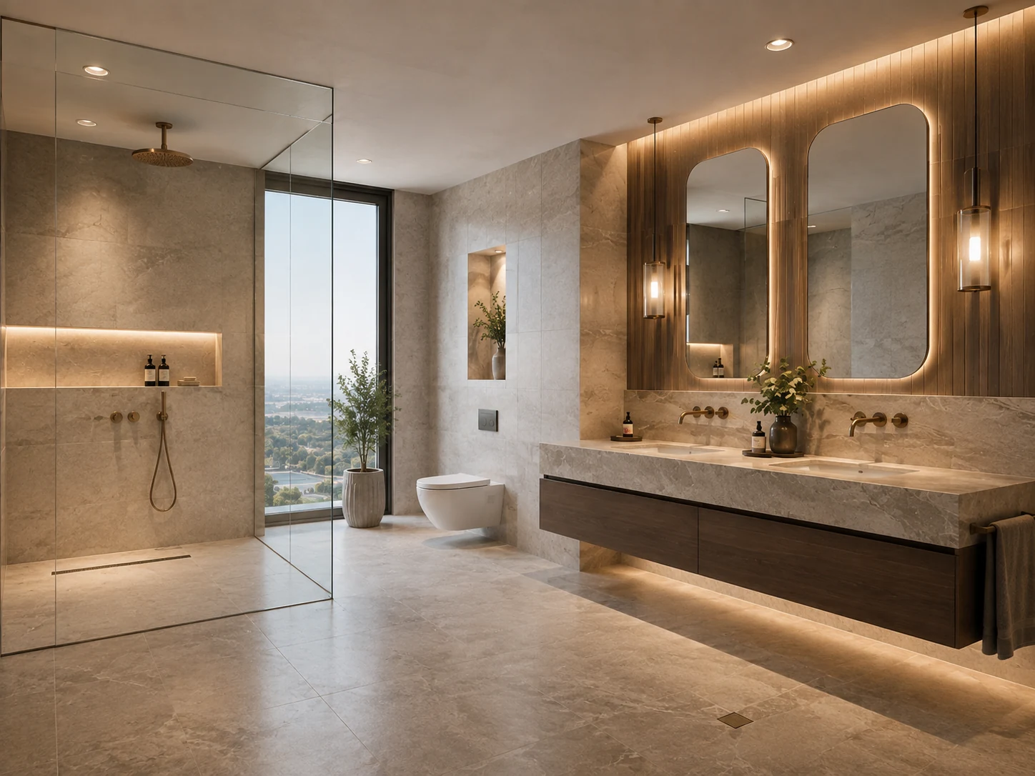 Layered lighting and joinery