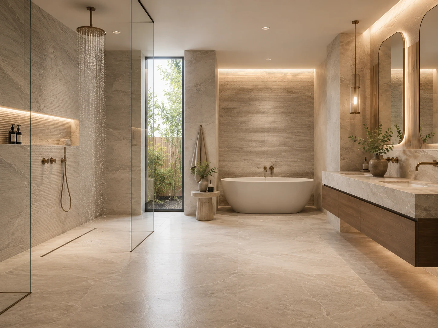 Textured stone detailing